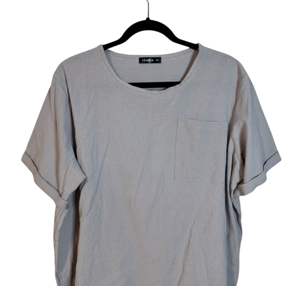 Gray Boxy Short Sleeve T-Shirt